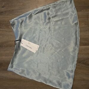 Calvin Klein Satin Miniskirt